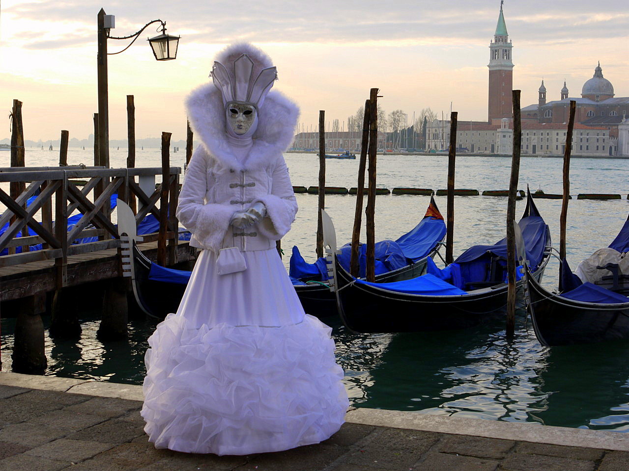 Venice gondolas